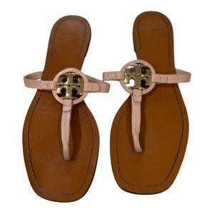 Tory Burch Mini Miller Leather Sandals size 8.5